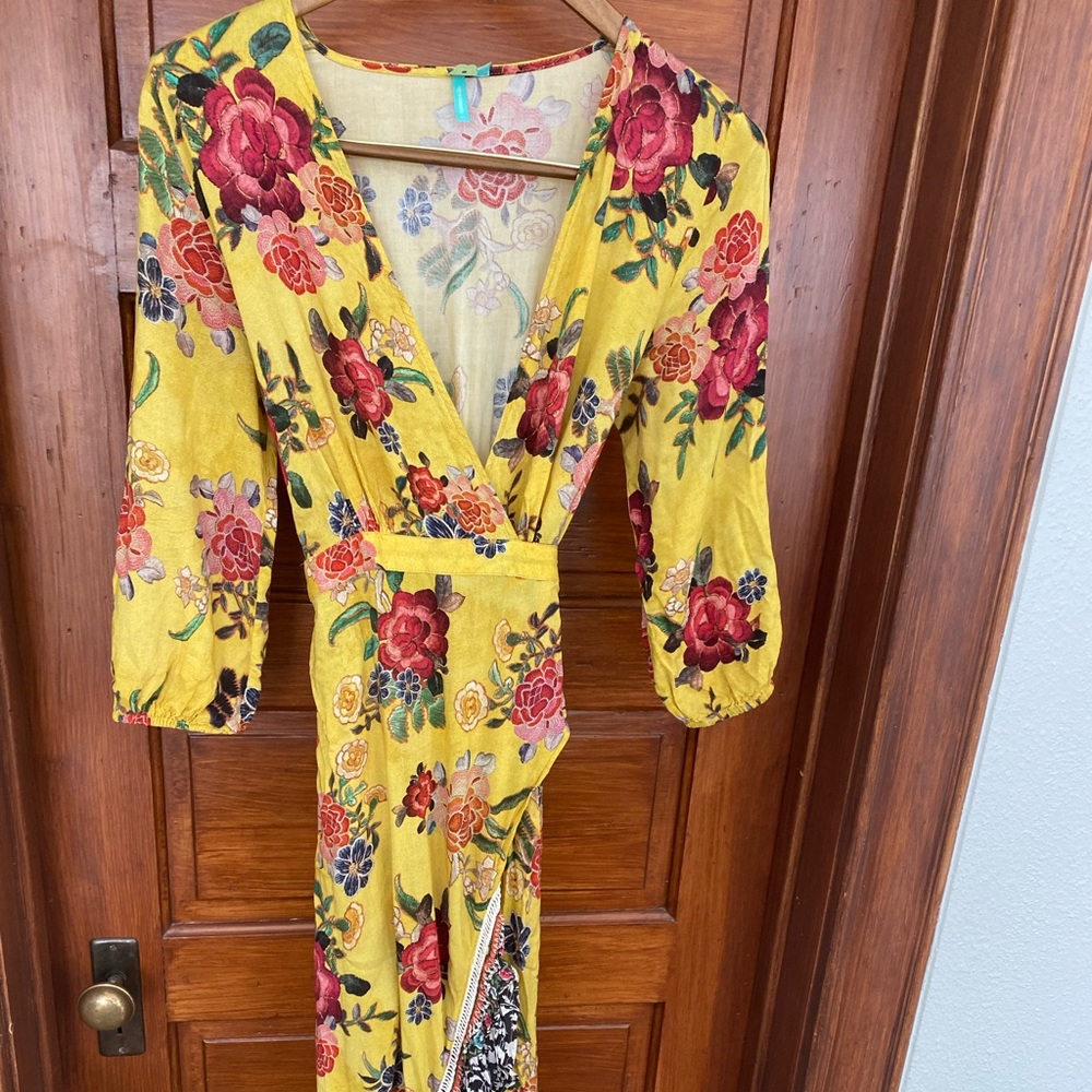Farm Rio Yellow dress